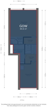 Populierenhoek 110, 6903 AV Zevenaar - Tweede verdieping - markings.jpg