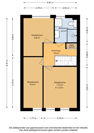 Martinusweg 11A, 6914 AL Herwen - Eerste verdieping - 2D.jpg