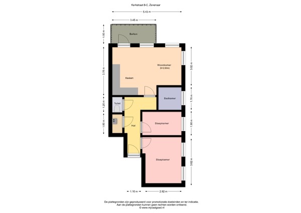 Kerkstraat 8C, 6901 AB Zevenaar - Kerkstraat 8-C, Zevenaar.jpg
