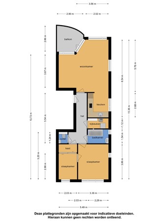 Floorplan - Charlottestraat 4A, 2245 VX Wassenaar