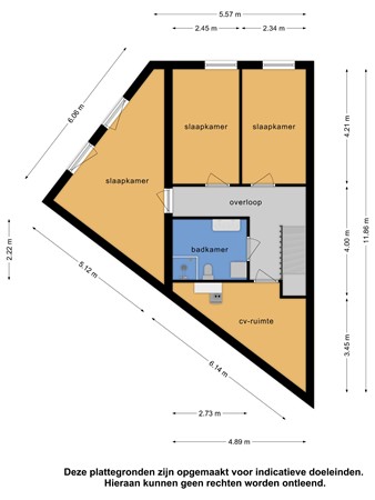 Floorplan - Drebbelstraat 2A, 2522 CV Den Haag