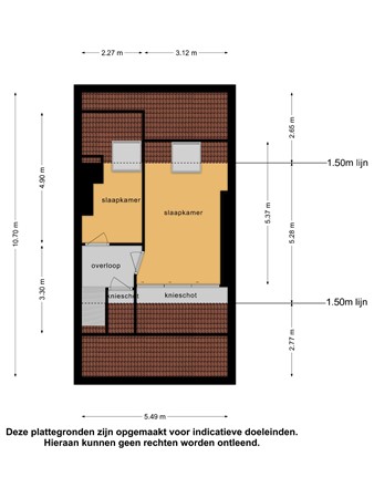 Floorplan - Wormerveerstraat 174, 2547 XW The Hague