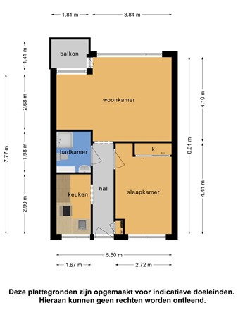 Floorplan - Erasmusplein 206, 2532 EX The Hague