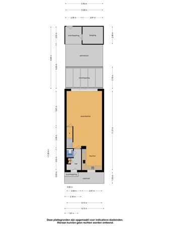 Floorplan - Wachtumstraat 32, 2545 WL Den Haag