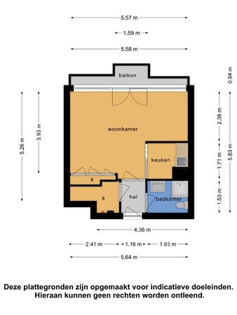 Floorplan - Roggekamp 561, 2592 XA Den Haag