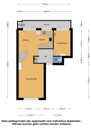 Floorplan - Maarsbergenstraat 85, 2546 SN Den Haag