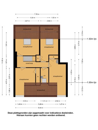 Floorplan - Groen van Prinstererlaan 39, 2555 HK The Hague