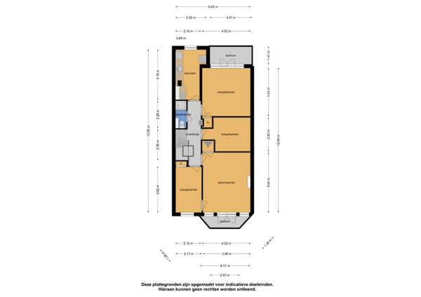 Floorplan - Laan van Meerdervoort 292A, 2563 AK Den Haag