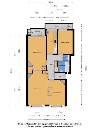 Floorplan - Loosduinsekade 568, 2571 CR Den Haag