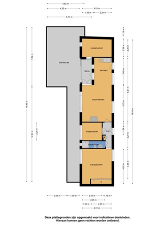 Floorplan - Soestdijksekade 1112, 2574 EP Den Haag