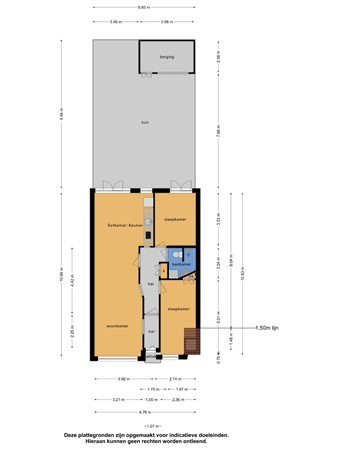 Floorplan - Garderenstraat 4, 2573 VX The Hague