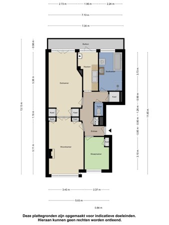 Floorplan - Dirk Hoogenraadstraat 54, 2586 TJ Den Haag