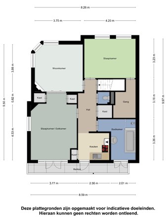 Floorplan - Soestdijksekade 972, 2574 EL The Hague