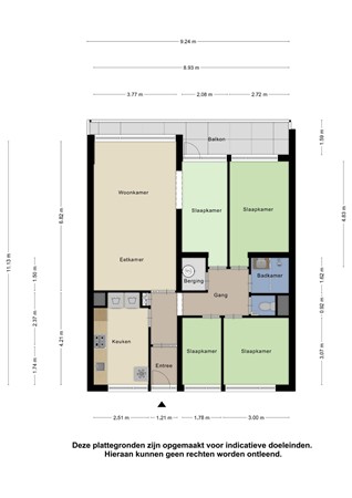 Floorplan - Nieuwendamlaan 116, 2547 JM Den Haag