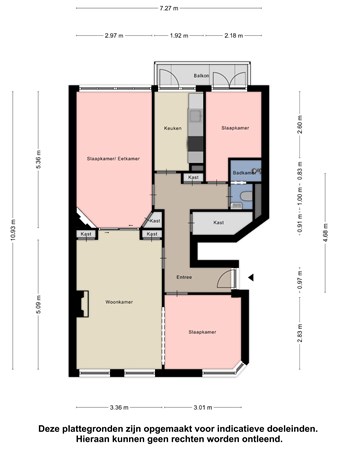 Floorplan - Soestdijksekade 452, 2574 BX Den Haag