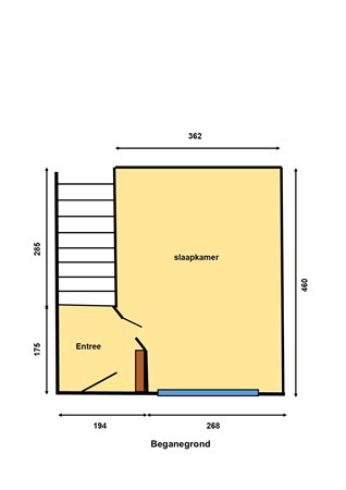 Floorplan - Jules Massenetstraat 292, 2551 XH Den Haag