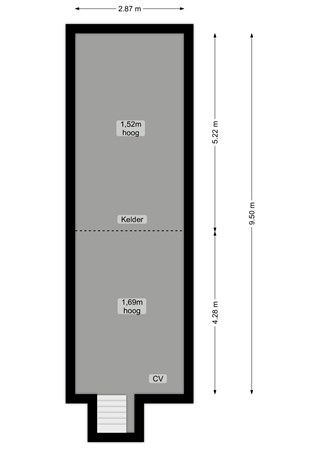 Floorplan - Convivastraat 1, 2522 XD Den Haag