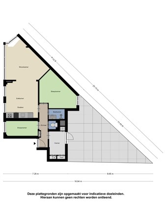 Floorplan - Loenenseplein 12, 2574 RV Den Haag