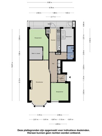 Floorplan - Garderenstraat 42, 2573 VZ Den Haag