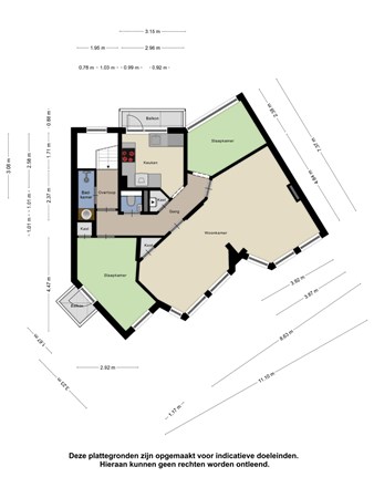 Floorplan - Burgersdijkstraat 8, 2522 WE The Hague