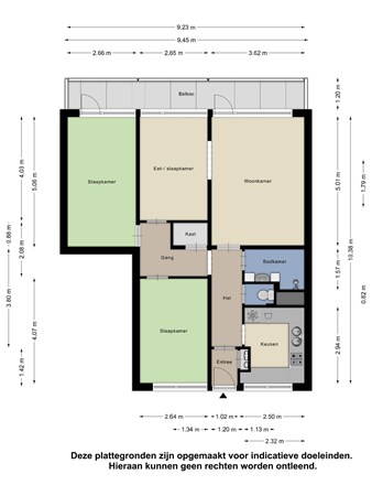 Floorplan - Leyweg 112, 2545 CT Den Haag