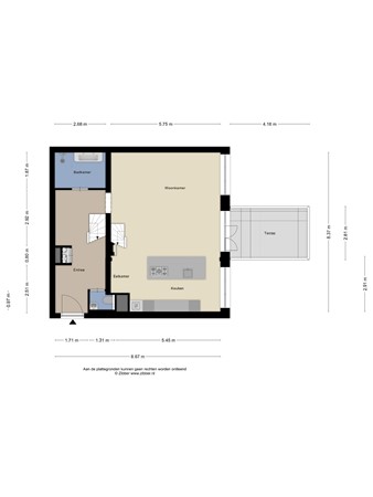 Floorplan - Stortenbekerstraat 235, 2525 SE Den Haag
