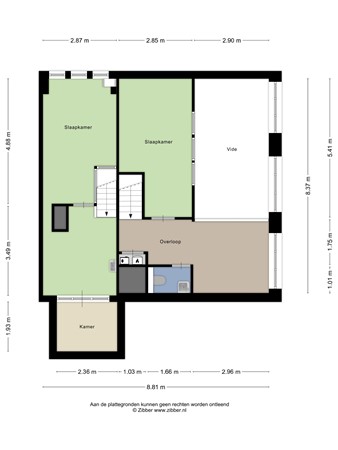 Floorplan - Stortenbekerstraat 235, 2525 SE Den Haag