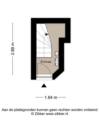 Floorplan - Baambruggestraat 125, 2546 SJ Den Haag