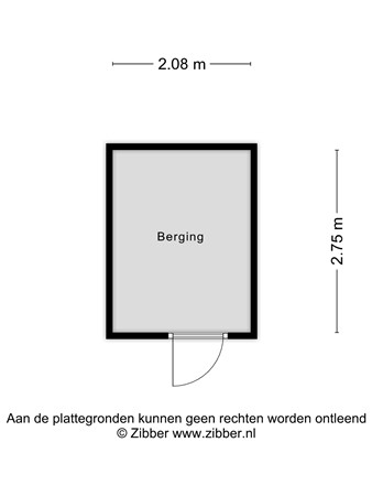 Floorplan - Leyweg 1298C, 2545 HK The Hague