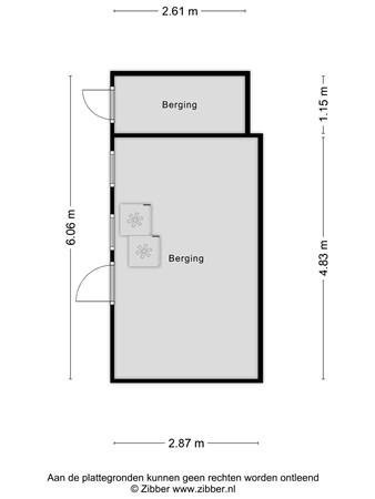 Floorplan - Velpsestraat 74, 2573 SR The Hague