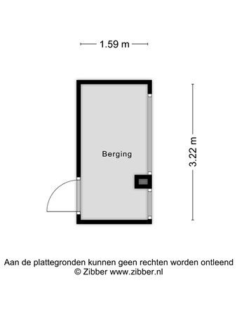 Floorplan - Messchaertstraat 77, 2551 KN The Hague