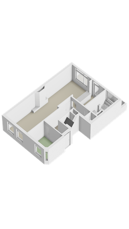 Floorplan - Lavendelstraat 74, 2563 PT The Hague