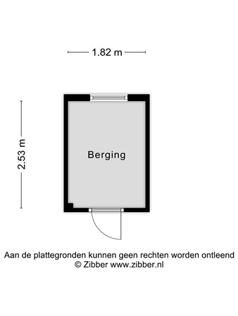 Floorplan - Wormerveerstraat 58, 2547 XT The Hague