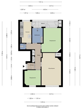 Floorplan - Soestdijksekade 184, 2574 AT Den Haag