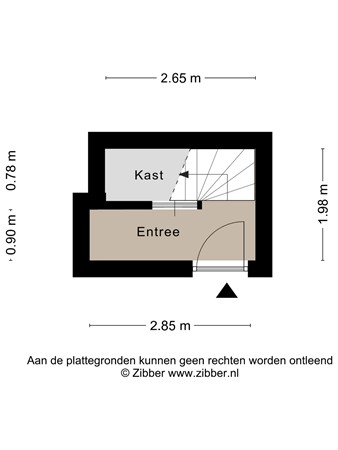 Floorplan - Driebergenstraat 19, 2546 BA Den Haag