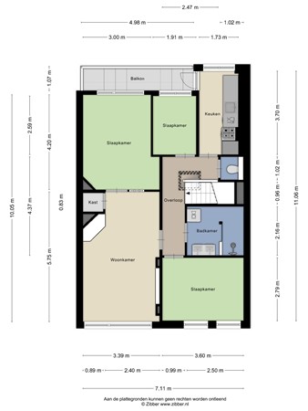 Floorplan - Soestdijksekade 180, 2574 AT Den Haag