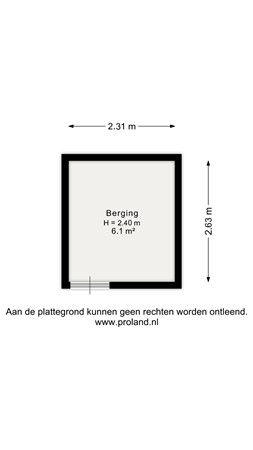 Floorplan - Torenstraat 169, 2513 BR Den Haag