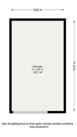 Floorplan - Edamstraat 303, 2547 VP The Hague