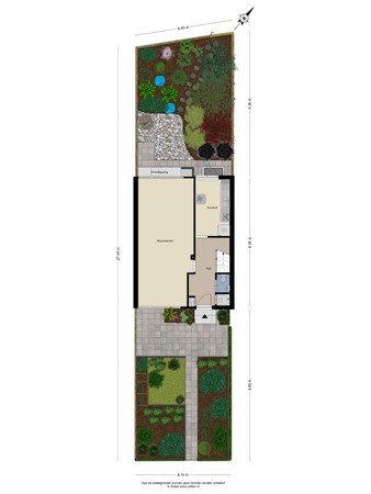 Floorplan - Meppelrade 109, 2544 XN Den Haag
