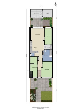 Floorplan - Rederijkerstraat 61, 2531 VH The Hague