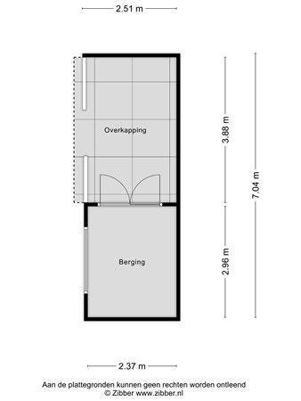 Floorplan - Rederijkerstraat 61, 2531 VH The Hague