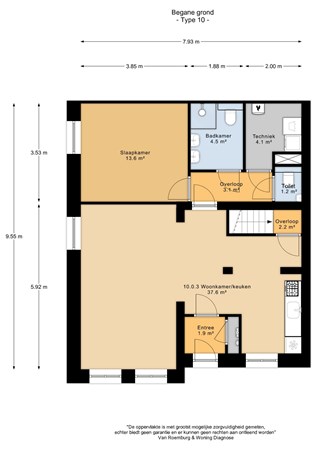 Floorplan - Breesaapstraat 52BN10, 1975 CB IJmuiden