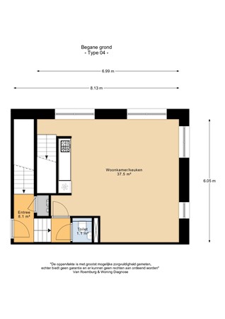 Floorplan - Breesaapstraat 52Bouwnr4, 1975 CB IJmuiden