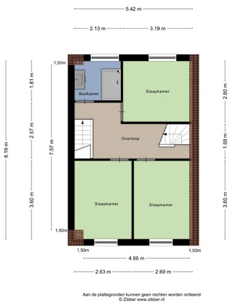 Dokweg 16, 4537 RS Terneuzen - 456062_2D_Eerste_Verdieping_Dokweg_16_Terneuzen_02.jpg