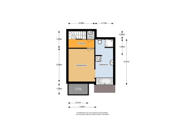 Floorplan - Visserseiland 86, 1621 AA Hoorn