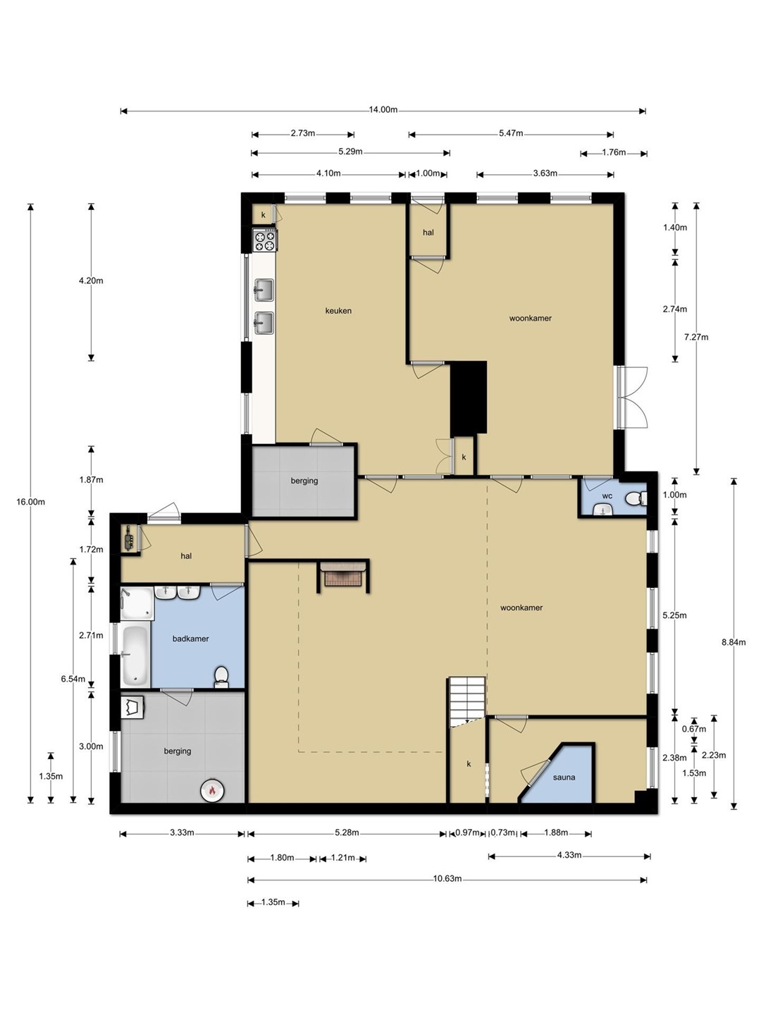 Family home in Koggenland