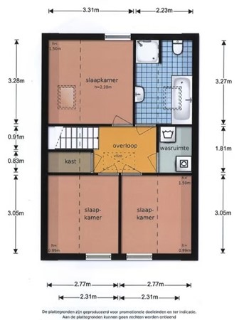 Floorplan - IJsselmeerstraat 96, 1671 SC Medemblik