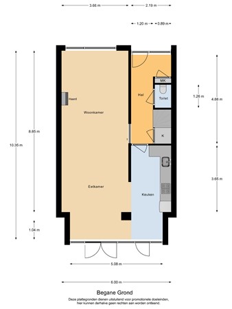Floorplan - Pieter de Hooghlaan 16, 1399 GA Muiderberg