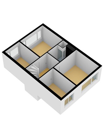 Floorplan - Pieter de Hooghlaan 16, 1399 GA Muiderberg