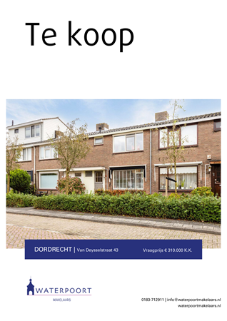 Brochure preview - Van Deysselstraat 43, 3319 BV DORDRECHT (1)